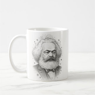 Karl Marx Portrait design Coffee Mug