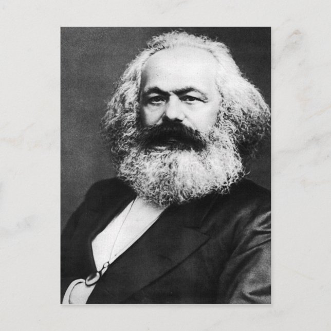 karl marx postcard (Front)