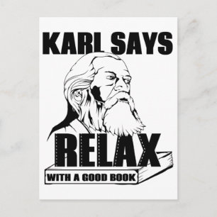 Karl Marx Postcard