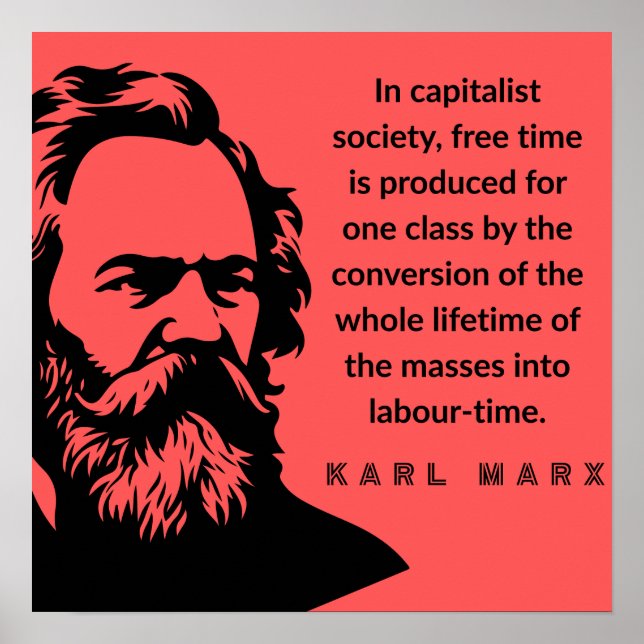 Karl Marx Poster (Front)