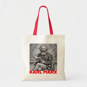 Karl Marx Quote Design - Be the change ! Tote Bag
