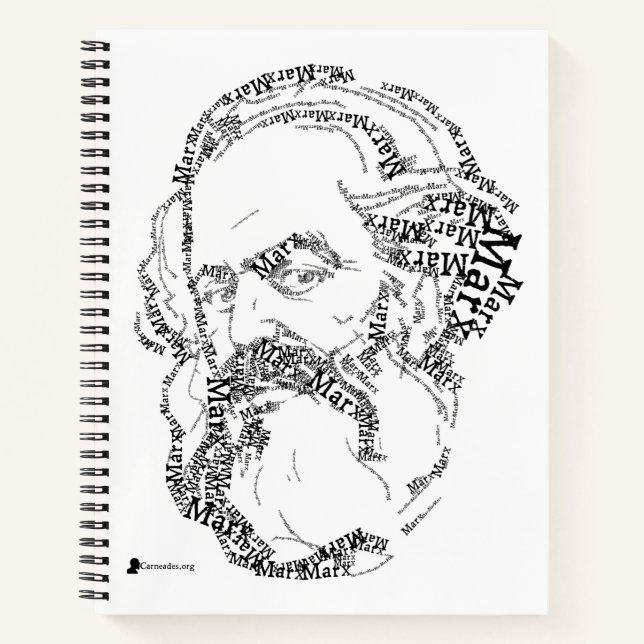 Karl Marx Spiral Notebook (Front)