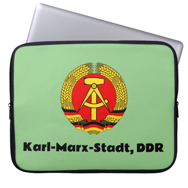 Karl Marx Stadt, Deutsche Demokratische Republik Laptop Sleeve (Front)