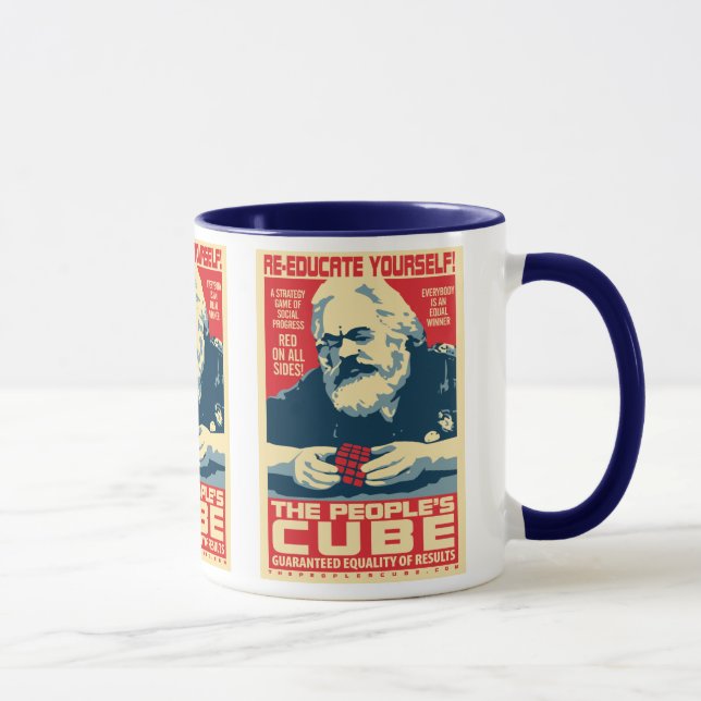 Karl Marx - The People's Cube: OHP Mug (Right)