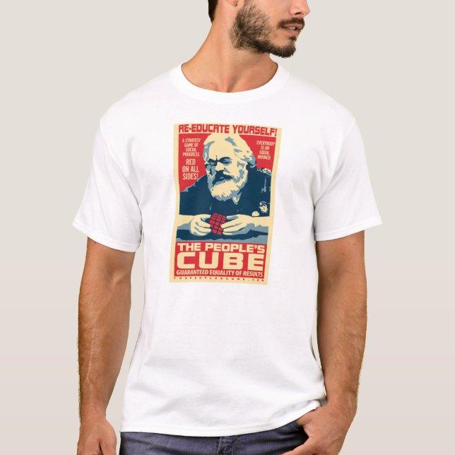 Karl Marx - The People's Cube: OHP T-Shirt (Front)