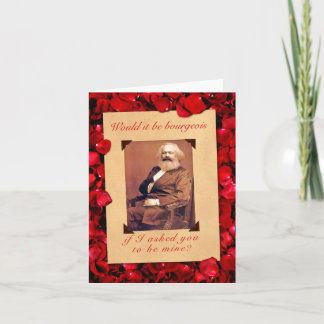 Karl Marx Valentine's Day Card