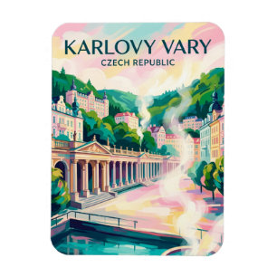 Karlovy Vary Czech Republic Magnet