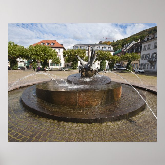 Karl's Square, Old Town Heidelberg Poster (Front)