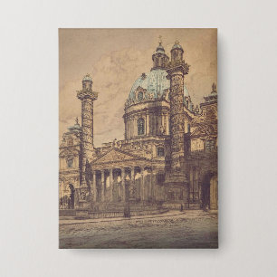 Karlskirche church in in Vienna, Austria