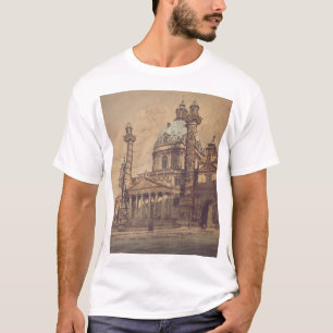 Karlskirche church in in Vienna, Austria T-Shirt