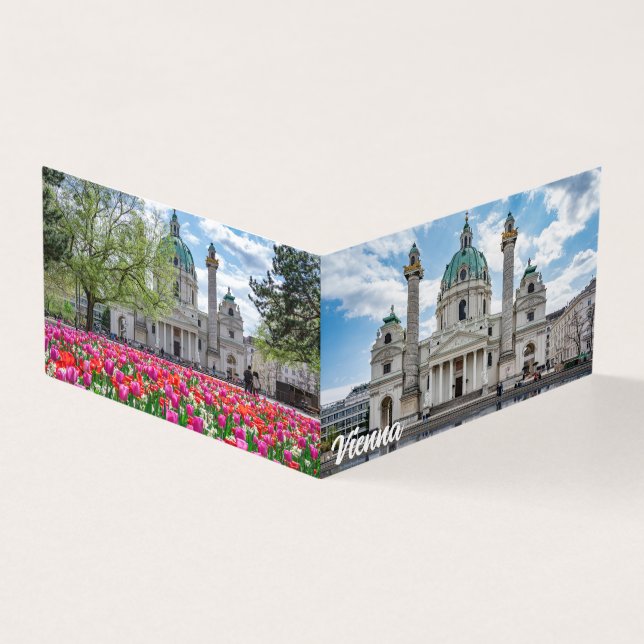 Karlskirche in Vienna, Austria (Outside)