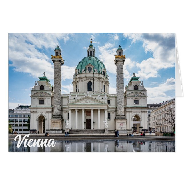 Karlskirche in Vienna, Austria (Front Horizontal)