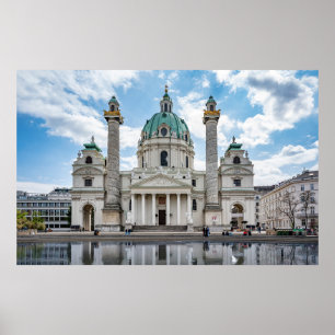 Karlskirche in Vienna, Austria Poster