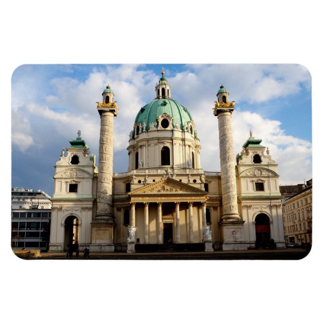 Karlskirche, Vienna Austria Magnet (Horizontal)