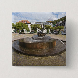 Karlsplatz (Karl's Square), Old Town Heidelberg 15 Cm Square Badge