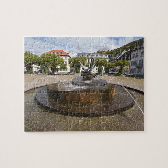 Karlsplatz (Karl's Square), Old Town Heidelberg Jigsaw Puzzle (Horizontal)