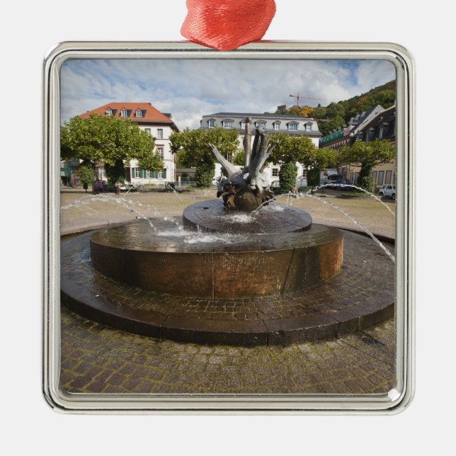 Karlsplatz (Karl's Square), Old Town Heidelberg Metal Tree Decoration (Front)