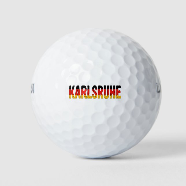 Karlsruhe Germany Golf Balls (Front)