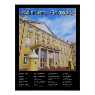 Karlsruhe, Germany Poster