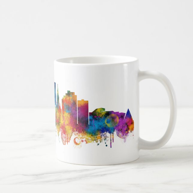 Karlsruhe Germany Skyline Coffee Mug (Right)