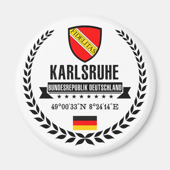 Karlsruhe Magnet (Front)