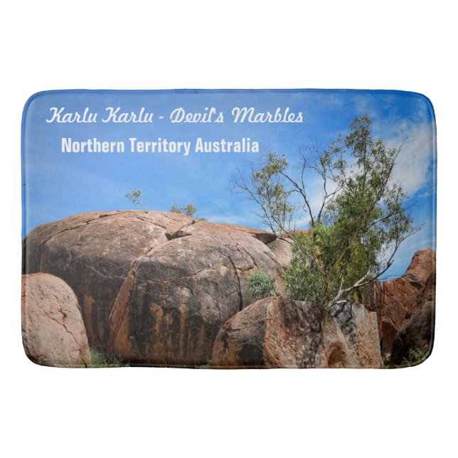 Karlu Karlu "Devil's Marbles" Bath Mat (Front)