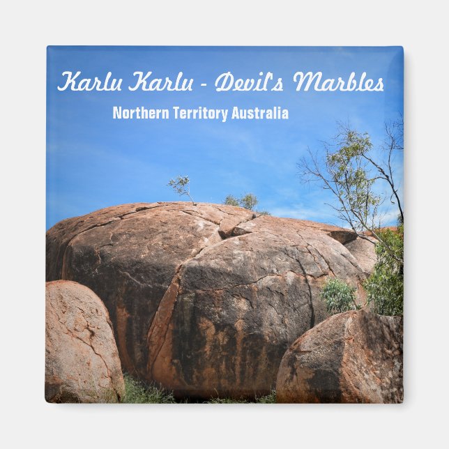 Karlu Karlu "Devil's Marbles" Magnet (Front)