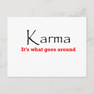 Karma 1 postcard