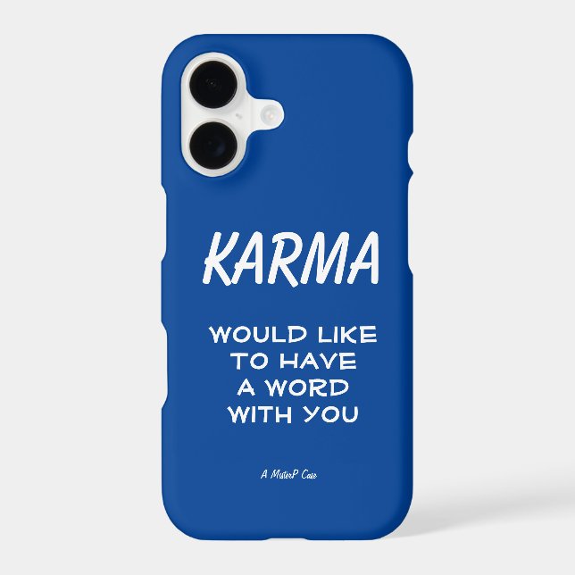 Karma - A MisterP Case (Back)