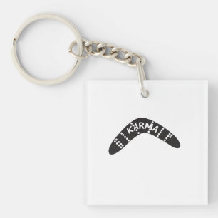 Karma Boomerang Key Ring