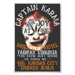 Karma Captain & Joy Breezeway Motel Fairfax VA Photo Print
