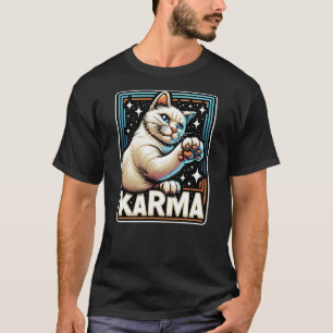 Karma Cat - Scratching Paw - T-Shirt