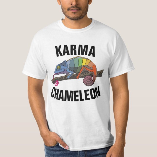 KARMA CHAMELEON Vintage 80s T-Shirts (Front)
