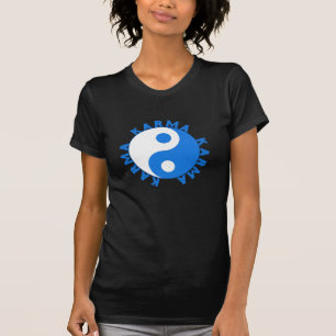 KARMA Circle with Yin Yang Symbol T-Shirt