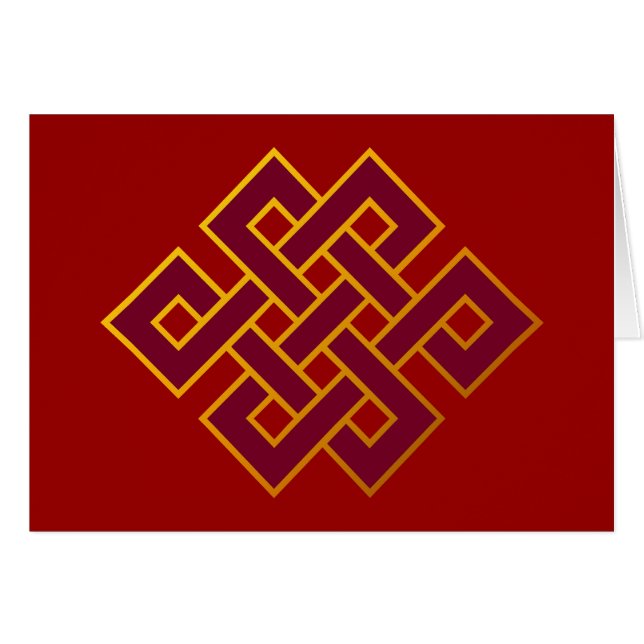 Karma ... Endless Knot or Eternal Knot (Front Horizontal)
