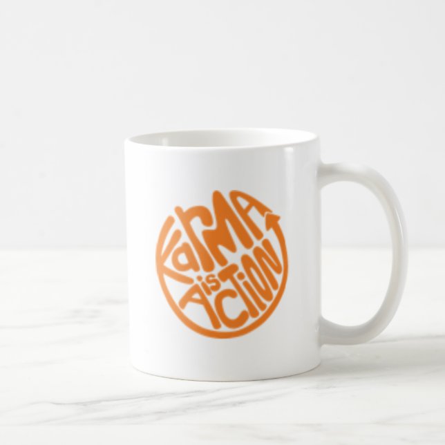Karma is Action Coffee Mug (Right)