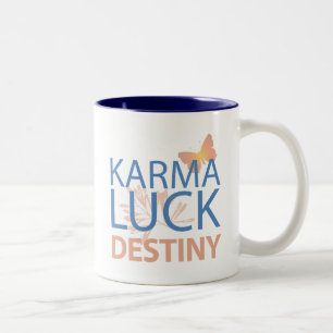 Karma Luck Destiny Two-Tone Coffee Mug