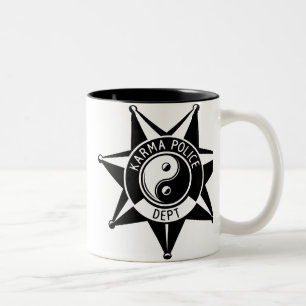 Karma Police Dept! Two-Tone Coffee Mug
