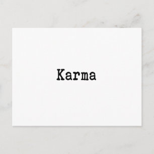 Karma Postcard