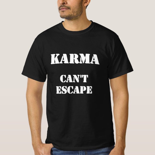 karma theory India Asia philosophy cute  T-Shirt (Front)