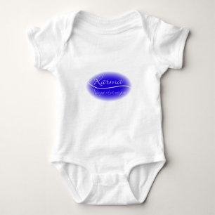 Karma - We Get What We Give Baby Bodysuit