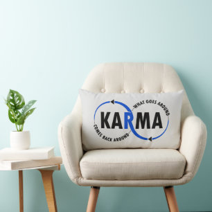 Karma - What Goes Around Comes Back Around (v1) Lumbar Cushion