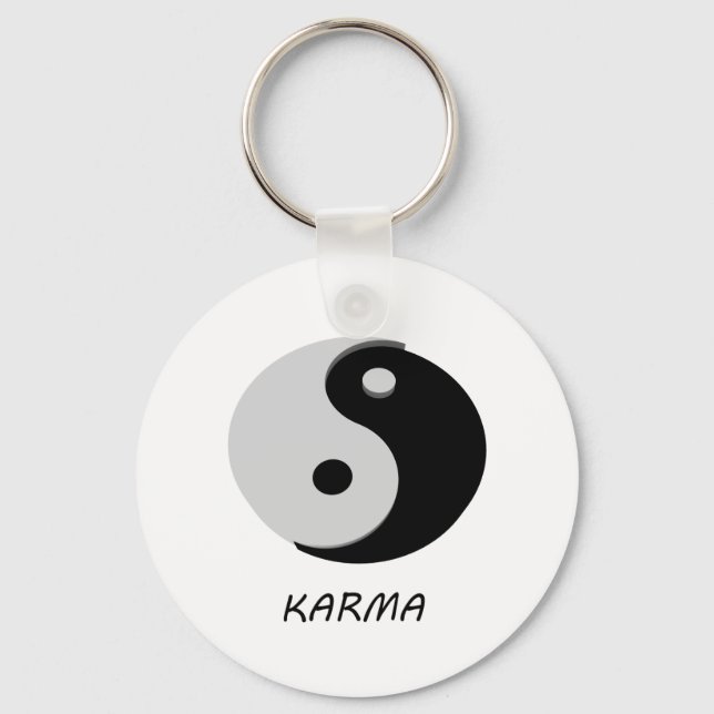 Karma Ying Yang Key Ring (Front)