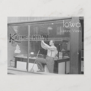 Karmelkorn Sign Postcard