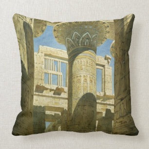 Karnak, c.1866 (w/c on paper) cushion
