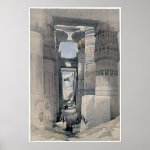 Karnak - Dromos or first court of the temple Poster