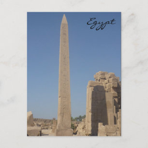 karnak obelisk postcard