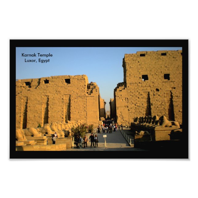 Karnak Temple Entrance Photo Print (Front)