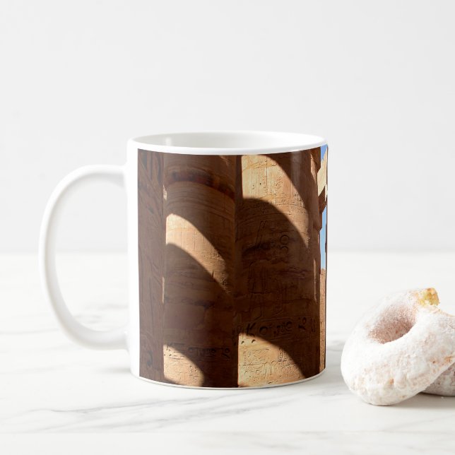 Karnak Temple - Luxor, Egypt Coffee Mug (With Donut)