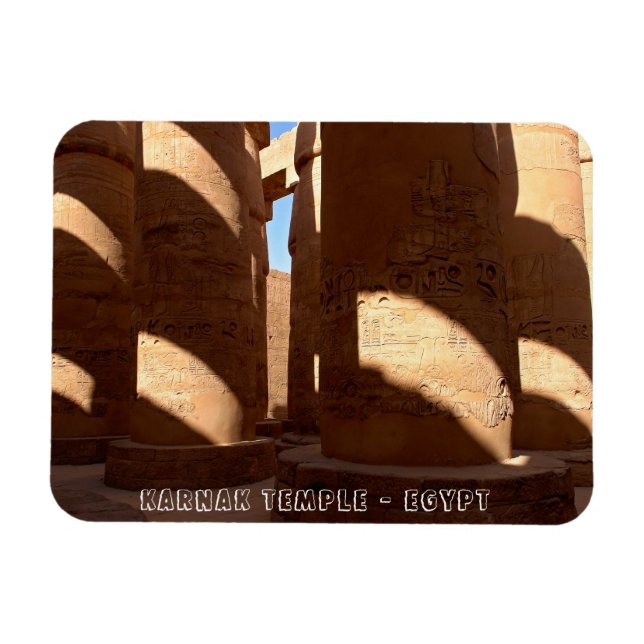 Karnak Temple - Luxor, Egypt Magnet (Horizontal)